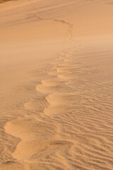 Sand dunes at Sandwich Harbour, Namibia