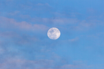 moon and clouds