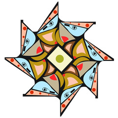 seamless pattern with colorful birds