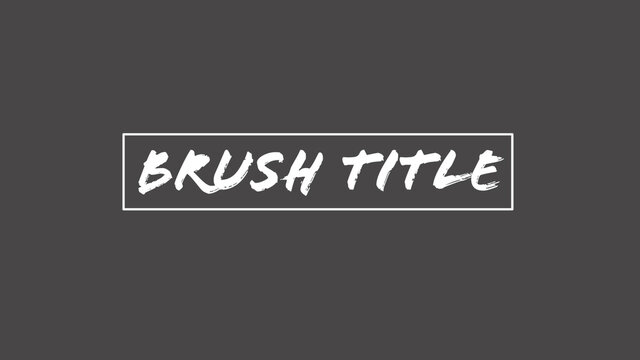 Brush Title