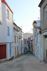 Fototapeta na wymiar Colorful streets in a galician village