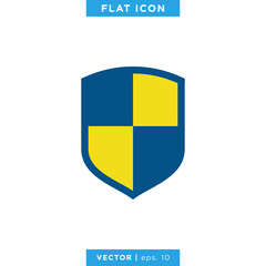 Shield icon design template