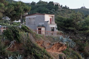 Palinuro – Antiquarium al tramonto