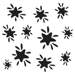 Fototapeta premium Modern Geometric Star Pattern. Vector Star Pattern Background