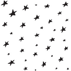 Modern Geometric Star Pattern. Vector Star Pattern Background