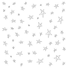 Modern Geometric Star Pattern. Vector Star Pattern Background