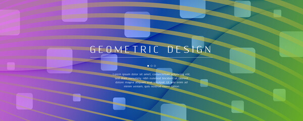 Flow Geometric Abstract. Vivid Futuristic Line 