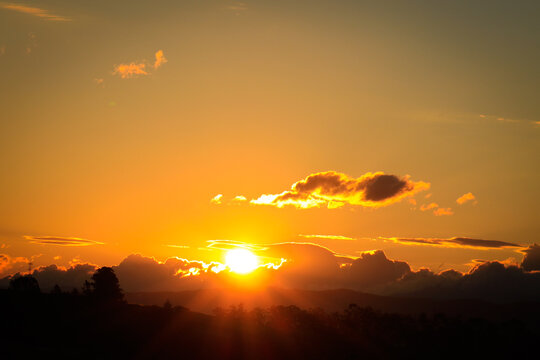 Por do Sol na Mantiqueira 