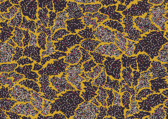 Bold abstracted leopard skin seamless pattern design. Jaguar, leopard, cheetah, panther animal print. Seamless camouflage