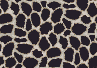 Bold abstracted leopard skin seamless pattern design. Jaguar, leopard, cheetah, panther animal print. Seamless camouflage © Olga_Rom