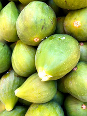 Delicious fresh raw fig fruits freshly collected, in Puglia