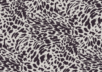 Bold abstracted leopard skin seamless pattern design. Jaguar, leopard, cheetah, panther animal print. Seamless camouflage - 357942360