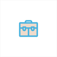 bag icon flat vector logo design trendy