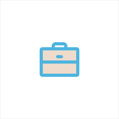 bag icon flat vector logo design trendy