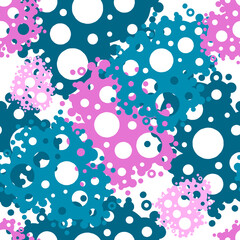 Abstract background. Pink blue abstract elements on a light background