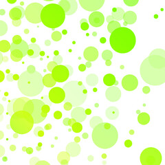 abstract bright circles on a white background.