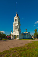Fototapeta premium Church of the Ascension in the city of Kalyazin (Russia)