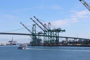 Fototapeta na wymiar Long Beach Shipping Docks