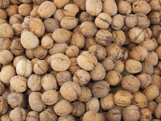 Walnuts on the market