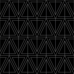 Triangle Geometrical Pattern Seamless Repeat Background.