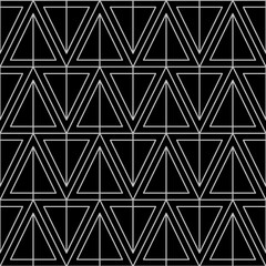 Triangle Geometrical Pattern Seamless Repeat Background.