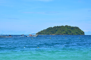 Mamutik island in Sabah, Malaysia
