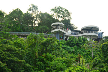Signal Hill Observatory Tower in Kota Kinabalu, Malaysia