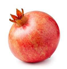 Pomegranate isolated on white
