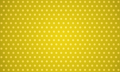 Dots background, pop art illustration, comic style yellow