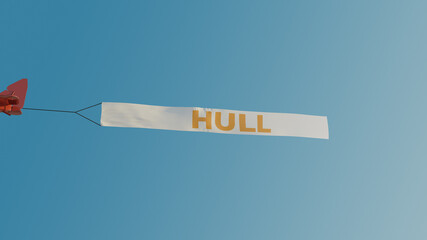 Hull Plane Banner Message UK City