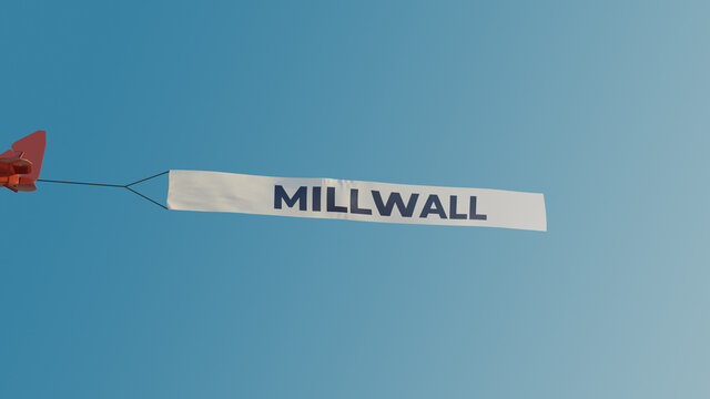 Millwall Plane Banner Message UK Town