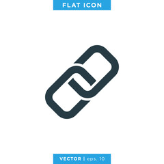Chain icon design template