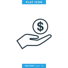 Money icon design template