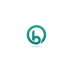 initial b logo design icon, vector, element, template