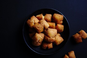 Vettu Cake - Deep fried sweetened dough ,popular teastall snack of Kerala