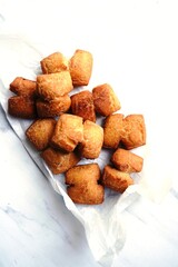 Vettu Cake - Deep fried sweetened dough ,popular teastall snack of Kerala