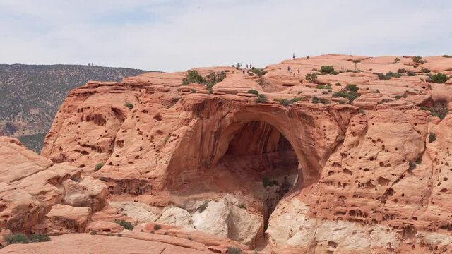 Daytime of the Beautiful Cassidy Arch of Capitol Reef National Park