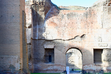 Terme di Caracalla or The Baths of Caracalla in Rome, Italy