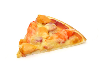 pizza isolated on white background