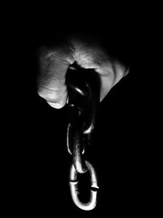 hand with chain