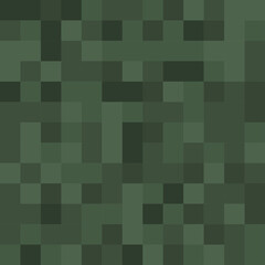 digital camouflage seamless patterns. Green palette .
