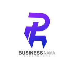 PA logo, A and P icon, AP logo design combination