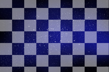 星空のチェック模様