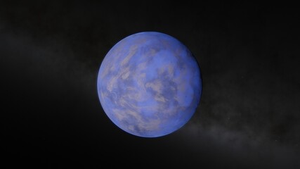 Cosmic landscape, beautiful science fiction wallpaper with endless deep space. 3D render