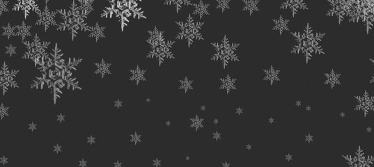 White stars texture on gray background.