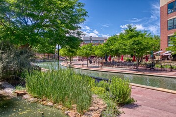 Downtown Pueblo, Colorado during Summer