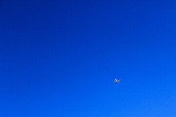 Lonely plane on clear day, 
aircraft, airplane, aircraft, clear sky, minimalism, blue sky, small plane, white plane, fly over, flight, day, summer, ride, calm, plane ride