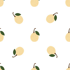 Pear.  Vector Patterns