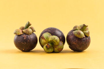Fresh, delicious and nutritious mangosteen