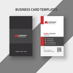 Modern Minimalist Business Card Template - Corporate Identity Template.
